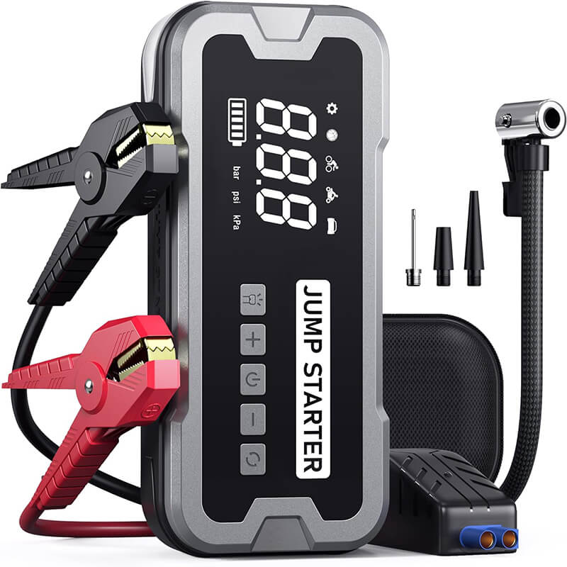 Jump Starter Portable 4-en-1 avec Pompe à Air PRO