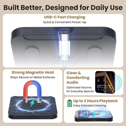 Aimant Coranique Audio – Haut-Parleur Coran