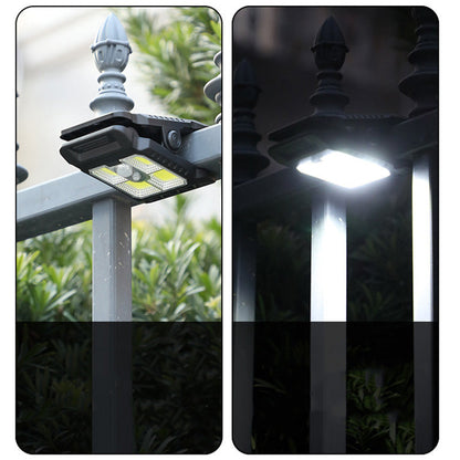 Lampe solaire à clip extérieur avec détecteur de mouvement – Économique et pratique