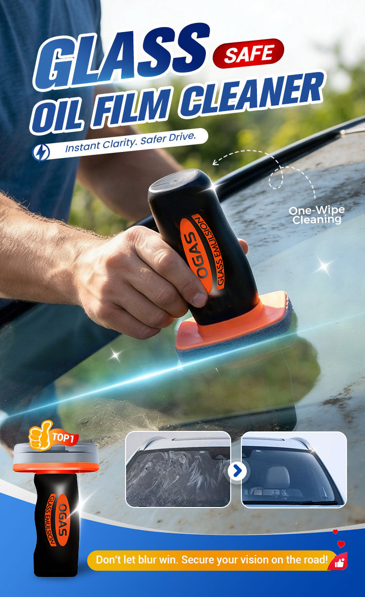 Nettoyant Anti-Film Gras pour Vitres de Voiture