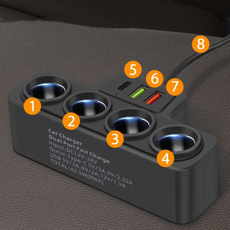 Convertisseur 7-en-1 – Multi-Port USB