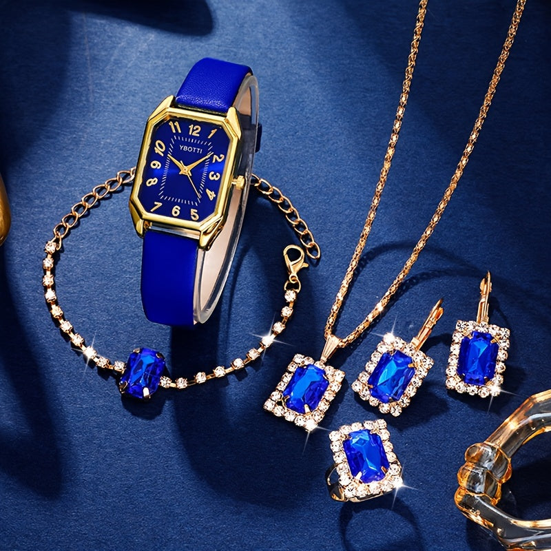 Ensemble Montre Bijoux Luxe Femme